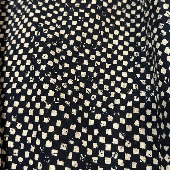 NWT Women’s Madewell Dark Nightfall Nancy Midi Dress Plain Weave Cotton Size 12 - Picture 5 of 5